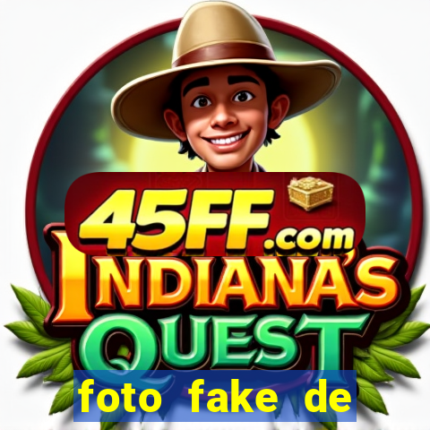 foto fake de mulher no espelho